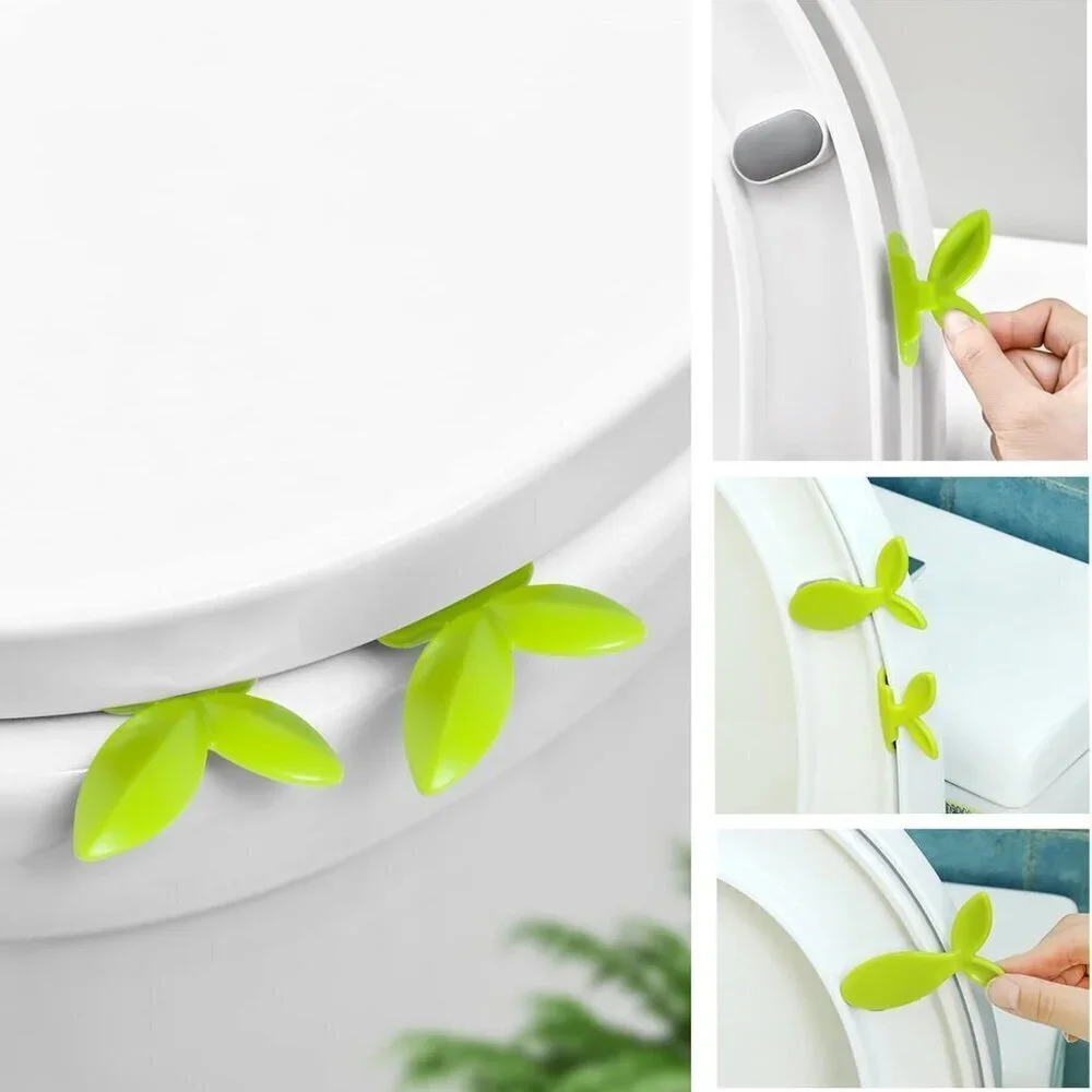 6 Pcs Toilet Seat Lid Lifter, Cute Sprout Shape - BRAND NEW